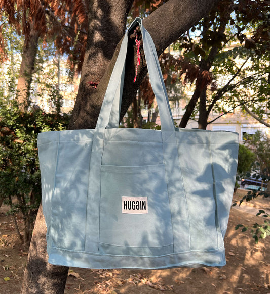 Açık Mavi Tote Bag